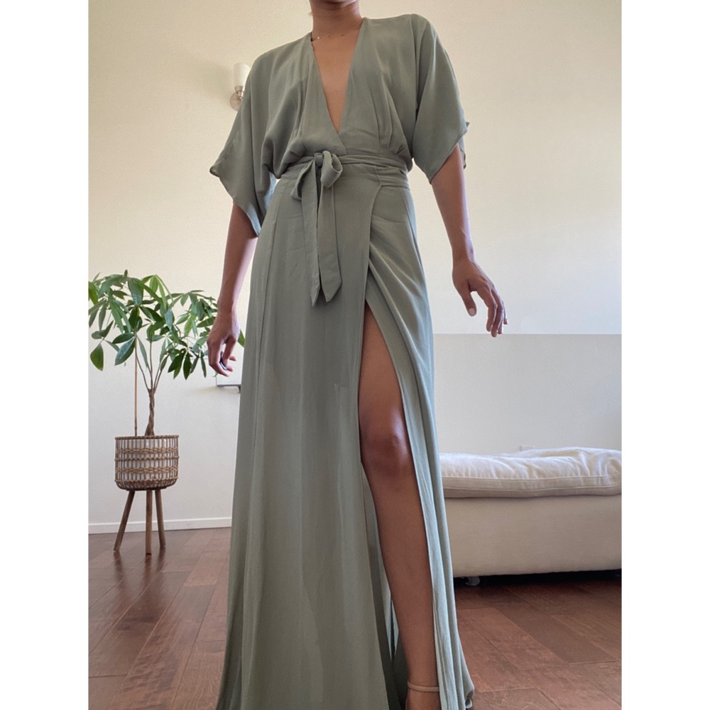 Reformation Winslow Wrap Dress